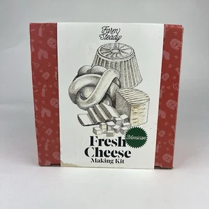 Farm Steady Mexican Fresh Cheese Making Kit Basket, Thermometer Cheese Salt New - Picture 1 of 10