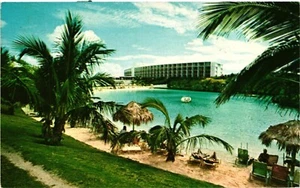 1973 Sonesta Beach Hotel Southampton Bermuda Vintage Postkarte verschickt - Bild 1 von 2