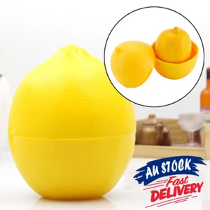 Cut Storage Fresh Lime Citrus Food Lemon Holder Kitchen Save Fridge - Picture 1 of 7