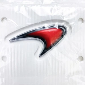 Mclaren MP4-12C Front Hood Red Emblem Badge OEM  11A0193CP - Picture 1 of 2