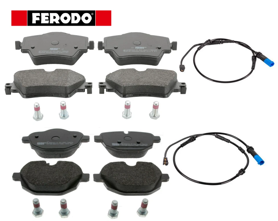 Front Brake Pad Rear Brake Pad Set OE Ferodo + Sensor for BMW G01 X3 / G02 X4 - Image 1 of 1