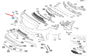 Sensore radar distanza MERCEDES-BENZ C W205 A0009052716 NUOVO ORIGINALE - Foto 1 di 1