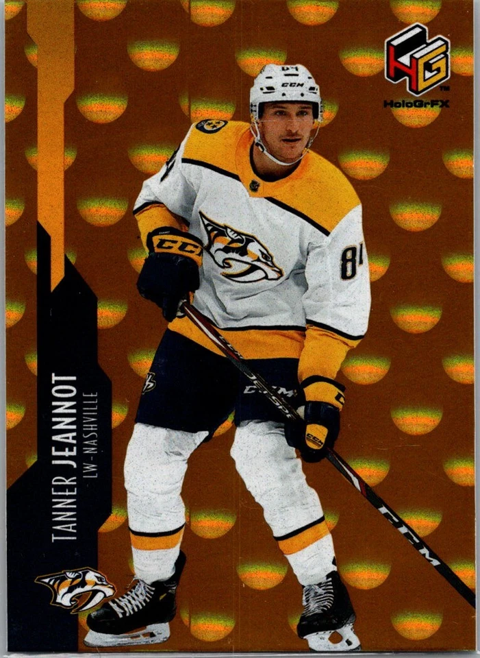 2021-22 Upper Deck Extended Series HoloGrFX GOLD Rookies #HG-5 Tanner Jeannot - Image 1 of 2