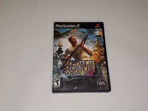 Juego vintage 2007 MEDAL OF HONOR Rising Sun Sony PlayStation 2 PS2 Black Label - Imagen 1 de 8