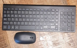 2.4GHz wireless keyboard and mouse Galenmoro Ergonomic, Compac Slim, Quiet - Picture 1 of 10