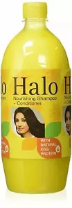HALO NOURISHING SHAMPOO WITH NATURAL PROTEIN & EGG 1 LITER PROMOTES HAIR GROWTH - Picture 1 of 2