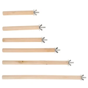 6pcs Sturdy Bird Parrot Perches Stand Platform Budgie Perches For Cage - Picture 1 of 12