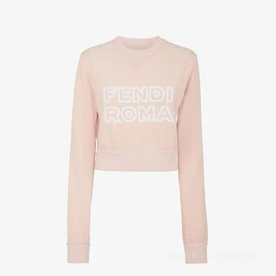 Fendi by Marc Jacobs Pink Cropped Sweatshirt S - Image 1 of 4