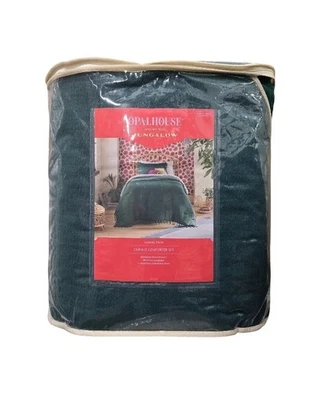 Opalhouse Jungalow Comforter Set Bohemian Fringe, Teal/Aqua, Twin/TwinXL - Image 1 of 4