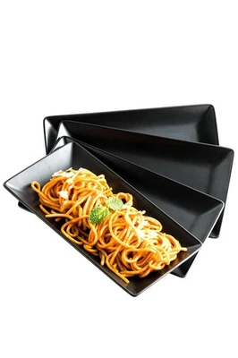 Serving Platters, 10” Porcelain Serving Tray Sushi Plates Rectangular Platter... - Image 1 of 4