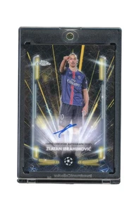 2024/25 Topps UCC Chrome Zlatan Ibrahimovic /50 Auto Black Lazer Gold - Picture 1 of 2