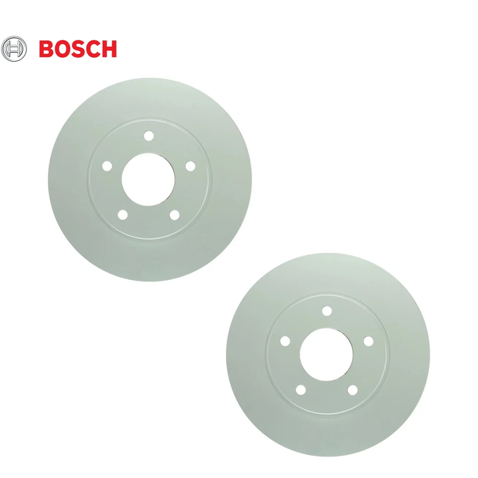 Conjunto de 2 rotores de freio a disco dianteiro Bosch 25010555 para Mitsubishi - Imagem 1 de 1