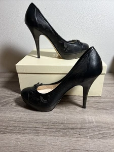 Authentische Coach seltene charakteristische schwarze Leder Bethany’s TMBLD Größe 7M - Bild 1 von 13