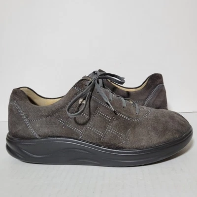 Finn Comfort Cesena Brown Shoes Size US 9 Women Lace Up Suede Sneakers - Image 1 of 4