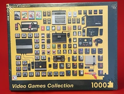 New 1000 Piece Jigsaw Puzzle NYPC Atari Intellivision Nintendo Colecovision Game - Image 1 of 4