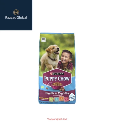 Comida seca para perros Purina Puppy Chow, tierna y crujiente alta en proteínas carne de res real y arroz 30 lb Foto 1 de 4