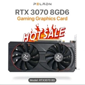 Peladn Gaming GPU Nvidia RTX 3070 8G Graphics Card GDDR6 Dual Fan - Picture 1 of 6
