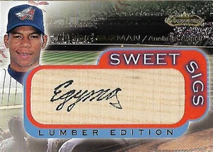 2001 Fleer Showcase Sweet Sigs Lumber #11 Elpidio Guzman Auto BB - Picture 1 of 2