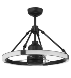 Craftmade 24" Levy Flat Black DC Motor WiFi LED Remote Ceiling Fan - Picture 1 of 1