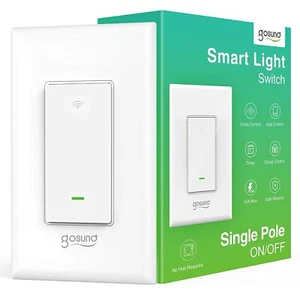 Gosund Smart Switch Wall Light WiFi Remote For Alexa & Google Control Smart Life - Picture 1 of 8