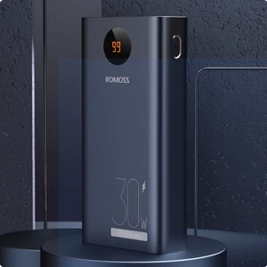 Romoss Power Bank 30000mAh Fast Charge USB Type C Battery Pack Portable Charger - Picture 1 of 18