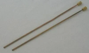 2x Clock Bronze Gong Rods 205 & 195mm chime hammer clocks clockmakers parts - Picture 1 of 1