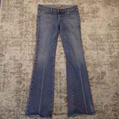 Paige Jeans Womens 29 Blue Denim Laurel Canyon Low Rise Bootcut Flare 33" Inseam - Image 1 of 4