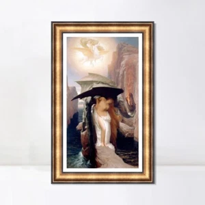 Framed Canvas Print Perseus and Andromeda by Frederick Leighton Home Decor - Picture 1 of 16