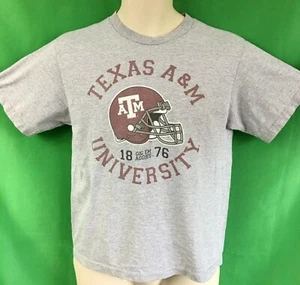 NCAA Texas A&M Aggies Grey Heathered T-Shirt Youth Large 14-16 - Picture 1 of 3