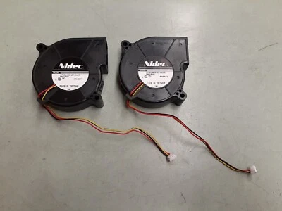 (2) Nidec G75G24MS1ZZ-53J25 RK2-6425 fan blower DC25V 0.14A - Image 1 of 2