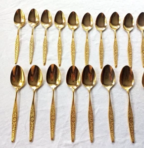 Cubiertos Present Golden Marguerite 15 TSP, 7 TBS Y 4 piezas para servir - Imagen 1 de 3