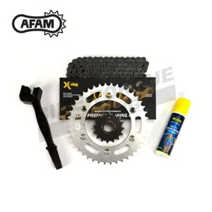 AFAM Recommended X-ring Chain and Sprocket Kit for Kawasaki KLR250 D2-16 1984-00 - Picture 1 of 2