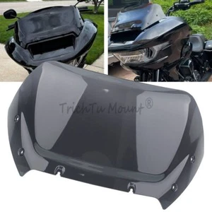 Smoke 12" Windshield Windscreen Fit for Harley Road Glide FLTRX FLTRXSE 2024-up - Imagen 1 de 24