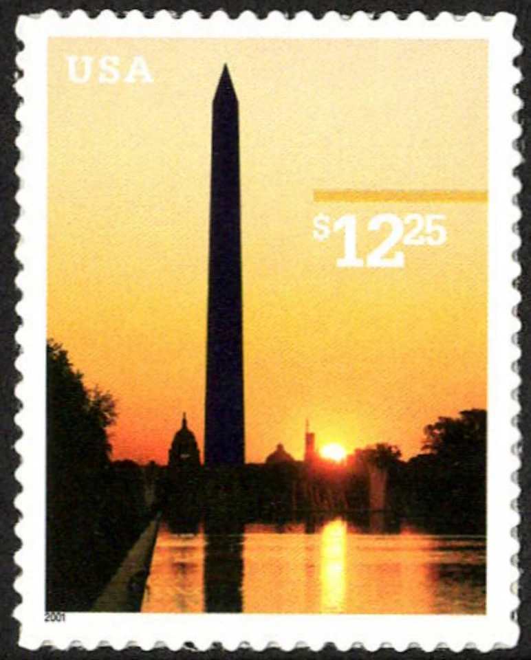USA Sc. 3473 $12.25 Washington Monument 2001 MNH - Image 1 of 1