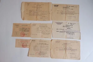 DOCUMENTO DE CERTIFICACIÓN VIETCONG FRENTE NACIONAL LIBERTION SUR VNLF NETCONG 1950-1973 - Imagen 1 de 9