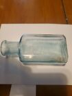 Antique Whittemore Boston French Gloss Bottle, Clear Glass 4.5"