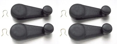 4 nuevas manivela de ventana manual negro texturizado para Colorado Canyon 2004-2012 Foto 1 de 4