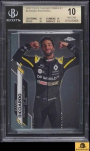 2020 Topps Chrome Formula 1 F1 Daniel Ricciardo #9 BGS 10 PRISTINE - Picture 1 of 3