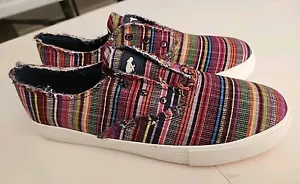 Rocket Dog Women's Afina Sneaker Multi Colorful Slip On Size 10 BOHO CUTE! - Picture 1 of 14