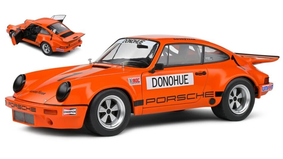 PORSCHE 911 RS N.1 WINNER IROC DAYTONA 1974 M.DONOHUE 1:18 - Immagine 1 di 1
