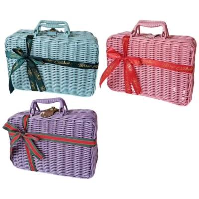 Fashion Rattan Like Container Handled Case for Christmas Gifting - Image 1 of 4