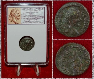 Ancient Roman Empire Coin SEPTIMIUS SEVERUS Hera Nikopolis, Moesia Mint - Picture 1 of 4