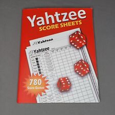 Yahtzee Score Sheets 780 Score Games 6 Per Card Large Print Unmarked Book 2022