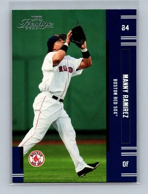 2005 Playoff Prestige #124 Manny Ramirez - Image 1 of 2