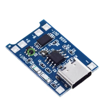 MARKENLOS TC4056A Tipo-C USB 5V 1A 18650 Módulo Cargador de Batería de Litio Placa de Carga
