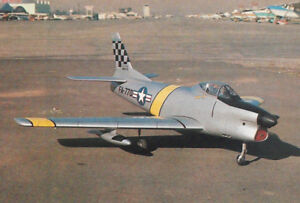 1/7 Scala F-86 Sabre Sport Aeroplano Plans, Modelli E Istruzioni 67ws (Elica )