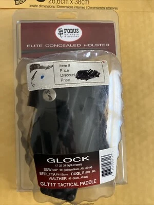 Fobus fits Glock,Ruger,Berrettas&W M&P,Walther RH Tactical Speed Paddle Holst(H) - Image 1 of 4
