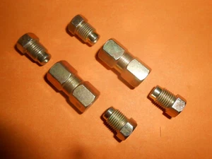 2 Wege Innengewinde M10 x 1 mm metrisch für Bremsleitung 3/16" Rohr x2 - Bild 1 von 3
