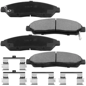 Front Ceramic Brake Pads w/ Hardware for Acura RLX MDX ZDX Honda Pilot C21A - Foto 1 di 4