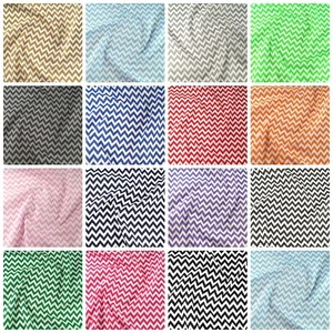 Polycotton Stoff 6 mm Zick Zg Chevron Streifen Handwerk Material 45 Zoll Kostenloser Versand im Vereinigten Königreich - Bild 1 von 16